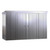 Arrow Elite 10' x 4' Steel Storage Shed - Silver