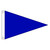 2-Ft. x 3-Ft. Solid Color Royal Blue Pennant Nylon Flag