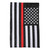 American Thin Red Line Garden Flag