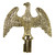Plastic Slip Fit Eagle for 3/4" Steel Pole - Brass Plated