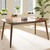 Baxton Studio Flora Mid-Century Modern "Oak" Medium Brown Finishing Wood Dining Table - Less Than Perfect