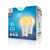 2-Pack LED A19 Bulb - 8W - 800 Lumens - GU24 Base - Euri Lighting