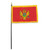 Montenegro flag 4 x 6 inch