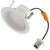 4in. LED Color Tunable Baffled Downlight Retrofit Trim - 8W - 2700K/3000K/3500K/4000K/5000K - Keystone
