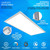 Case of 4 - 2x4 LED Flat Panel Light - Wattage Adjustable 30W/40W/50W - Color Tunable 35K/40K/50K/57K/65K - LumeGen
