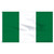 2ft x 3ft Nigeria Nylon Flag