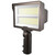 LED Wattage Adjustable & Color Tunable Bronze Flood Light - 210W/290W - 3000K/4000K/5000K - High Voltage 277-480V - Keystone