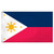 Philippines flag 3ft x 5ft Super Knit Polyester