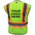 Custom General Electric Type R Class 2 High-Vis Safety Vest with Contrasting Trim - GV078