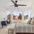 44in. Color Tunable Tritour with Integrated LED Ceiling Fan - 18W - 1000 Lumens - 3000K/4000K/5000K - Altitude
