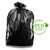 25 Gallon Eco-Friendly Trash Bags, 2 Mil Equivalent - Black, 100 Bags - 2 Mil equiv (1.7)