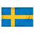 Sweden 3ft x 5ft Printed Polyester Flag