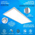 Case of 4 - 2x4 LED Flat Panel Light - Wattage Adjustable 50W/60W/70W - Color Tunable 35K/40K/50K/57K/65K - LumeGen