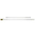 Valley Forge White Aluminum 6' 2-Piece Spinning Pole