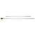 Valley Forge White Aluminum 6' 2-Piece Spinning Pole Kit - with Sewn Nylon 3' x 5' American Flag and 1" White Adjustable Cast Aluminum Bracket