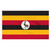 Uganda 2ft x 3ft Nylon Flag