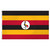 Uganda flag 3ft x 5ft Super Knit Polyester