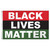 Fabric Only - BLM Black Lives Matter 12" x 18" Polyester