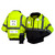 Custom Pyramex RJ31H Type R Class 3  High-Vis Heated Waterproof Fleece Lined Jacket - RJ3110H