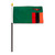 Zambia flag 4 x 6 inch