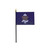 Custom Single Sided 4in x 6in Polyester Stick Flags With Spear Tips (Sets of Six)