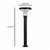 2-Pack Solar LED Vantage Bollard Pathway Light - Black Finish - Gama Sonic