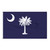 South Carolina Flag 4 x 6 Feet Nylon-Indoor: Add Pole Hem and Fringe
