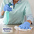 DASH BLU100 Nitrile Exam Grade Disposable Gloves, Light Blue, 4.3 mil, Box of 100