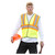 High Vis Yellow OccuNomix ANSI Class 2 Economy Two-Tone Safety Vest - ECO-GC2T