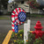 USA Flag Dual Spinner Wheels with Garden Flag - 46"