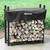 48'' Heavy-Duty Woodhaven Firewood Rack with Cover