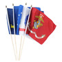 Military Stick Flags 12 x 18 inch