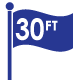 Flagpoles 30ft