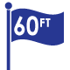 Flagpoles 60ft