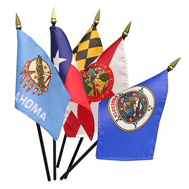 State Stick Flags