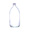 1 Litre Clear Glass Sirop Alpha Bottle - Retail and Wholesale Packs