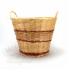 Wicker Log Basket Lightweight