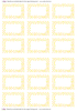 Sunshine Dots Design Jam Jar Preserving Labels -  Also Lovely as cake labels, Food Labels & Mustard Labels - 50mm by 8.400mm