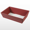 Burgandy medium card tray