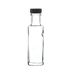 100ml Wide Neck Dorica Glass Bottle With Dome Black Cap