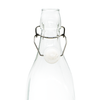 1 litre square based swing stopper glass bottle