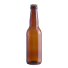 330ml Amber Beer Bottle with Gold Cap