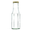 250ml Hexagonal Sauce Glass Bottle With Gold Cap