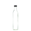 500ml marasca square  oil glass bottle with black screw cap