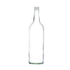 1 Litre Mineral Clear Glass Bottles with white duet cap