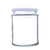 300ml Deluxe Panelled Food Jar with white lid