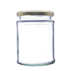 300ml Deluxe Panelled Food Jar with gold lid