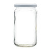480ml Jam Jar or Pickle  Glass Jar with  a heat sealable lid in a choice of 5 different colours.