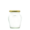 370ml Orcio Glass Jam Jar supplied with a choice of different lids.