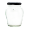 370ml Orcio Glass Jam Jar supplied with a choice of different lids.
